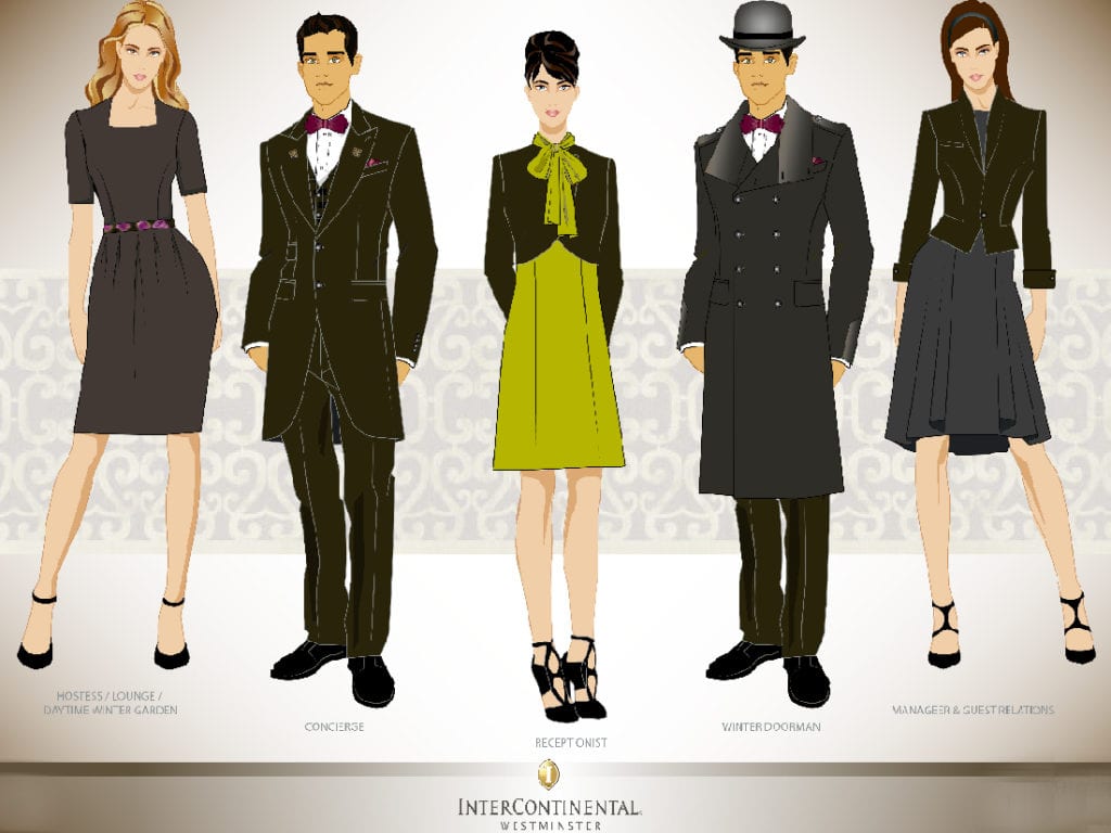 Intercontinental uniforms by Fashionizer