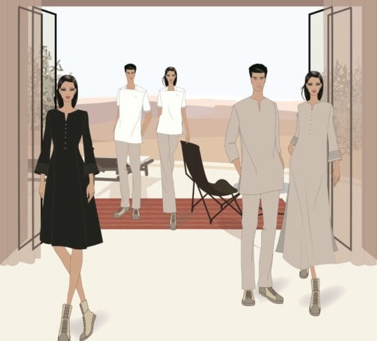 Six Senses Hotel Israel uniforms