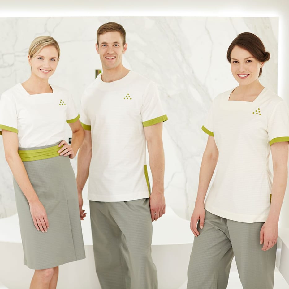 luxury uniforms for Six Senses resort