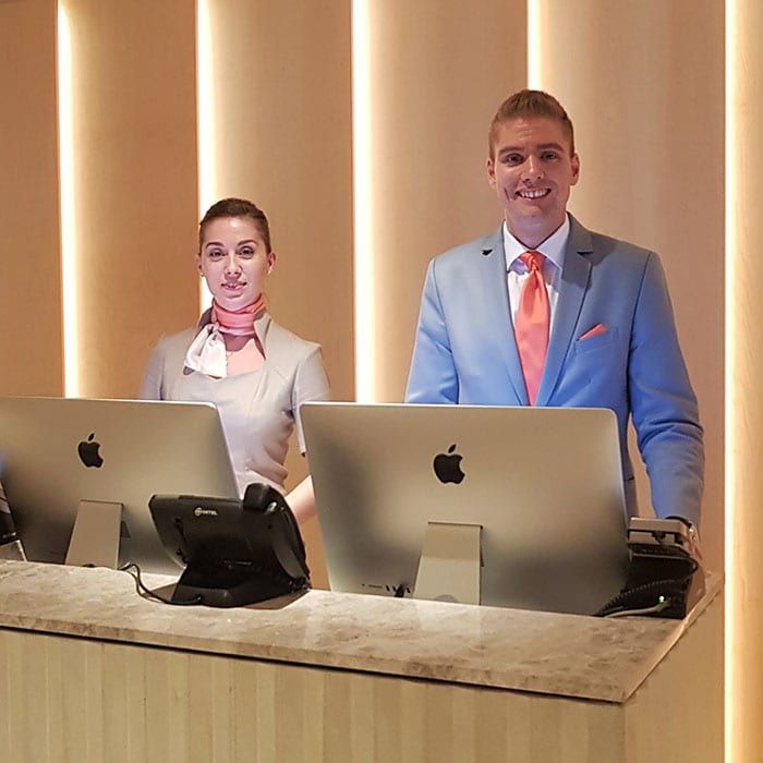 Prince Akatoki hotel staff uniforms