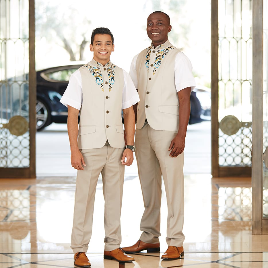 exclusively designed uniforms Four Seasons