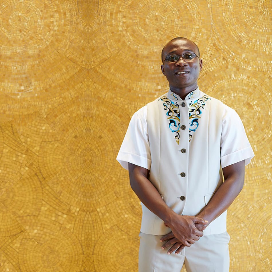 Four Seasons Dubai concierge uniform